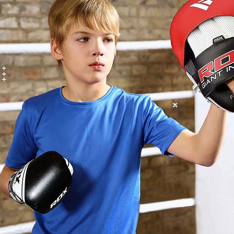 RDX Kinder Boxhandschuhe schwarz/weiß JBG-4B 7