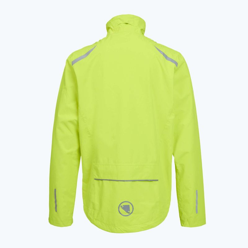 Fahrradjacke Herren Endura Hummvee Waterproof hi-viz yellow 2