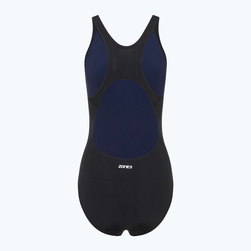 Einteiler Badeanzug Damen ZONE3 OWS Renew Classic black 2