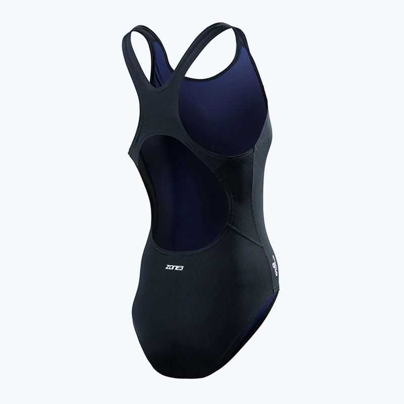 Einteiler Badeanzug Damen ZONE3 OWS Renew Classic black 5
