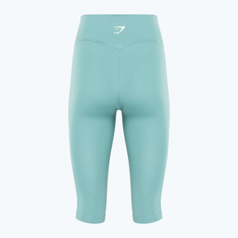 Trainingsleggings Damen Gymshark Training Cropped teal 2
