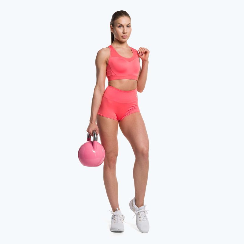 Gymshark Open Back Training Sport polka rosa Fitness-BH 2