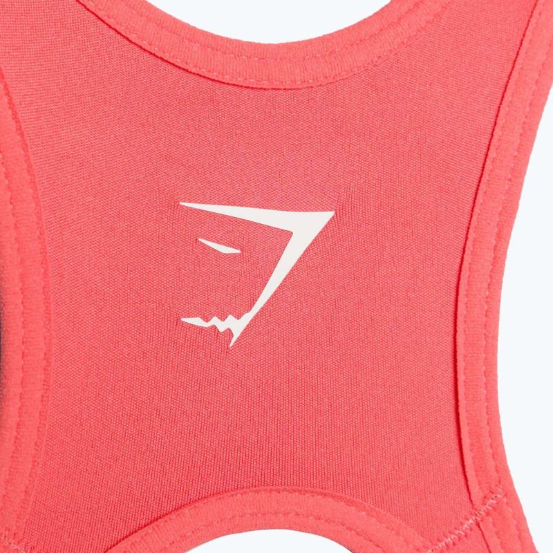 Gymshark Open Back Training Sport polka rosa Fitness-BH 7