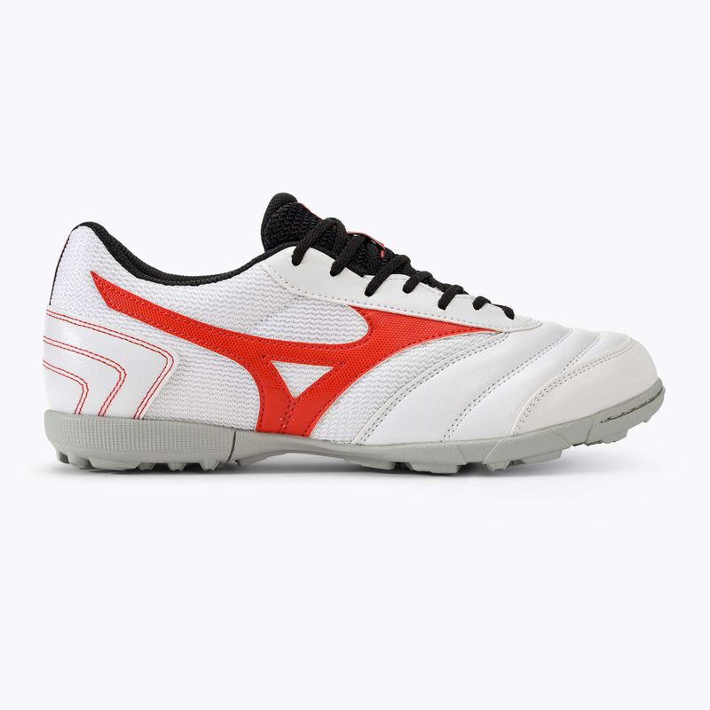 Fußballschuhe Kinder Mizuno MRL Sala Club TF Jr white/radiant red 2