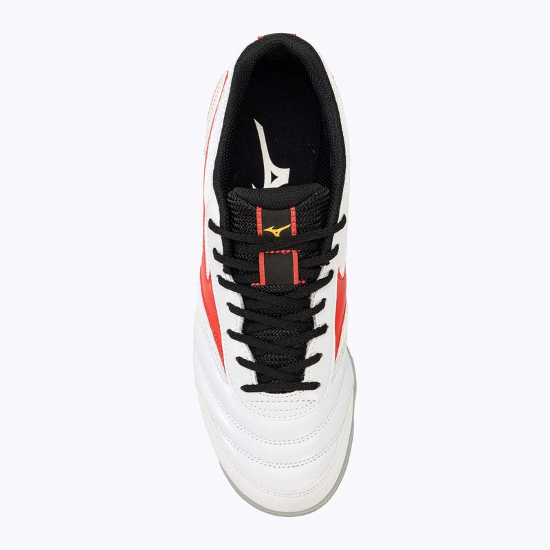 Fußballschuhe Kinder Mizuno MRL Sala Club TF Jr white/radiant red 5