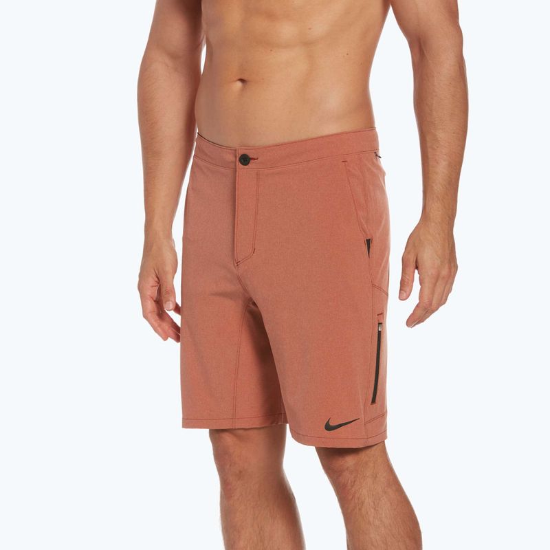 Herren Nike Flow 9 Hybrid Schwimmshorts orange NESSC515 5