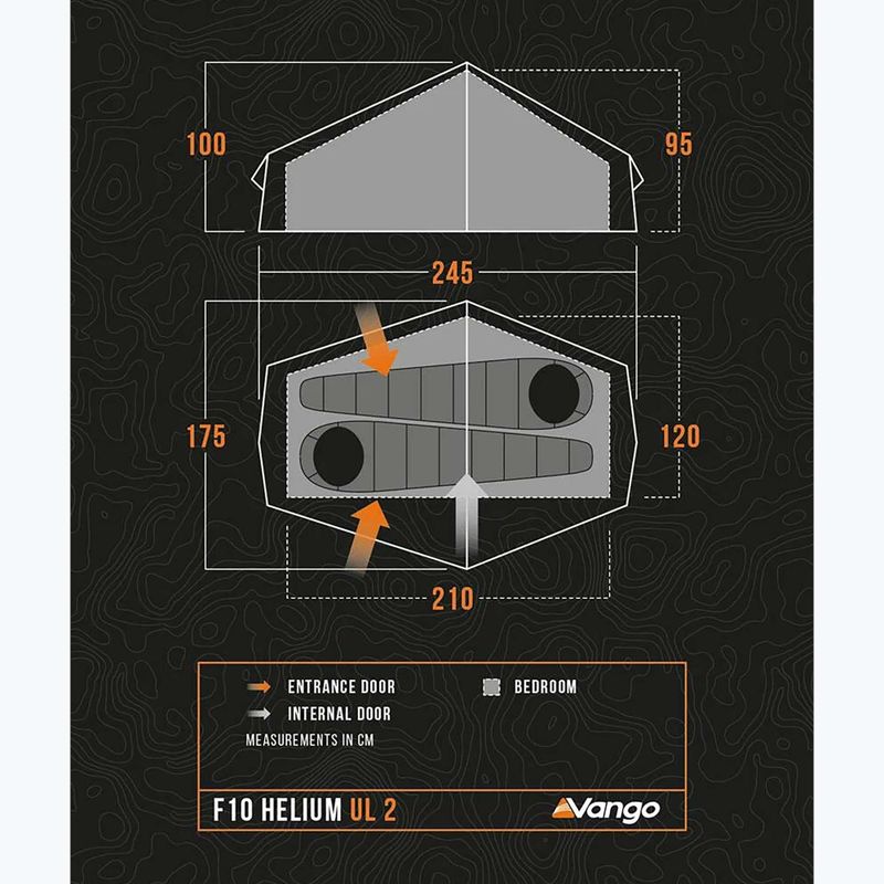 Vango Helium UL 2 alpingrün 2-Personen-Trekkingzelt 2