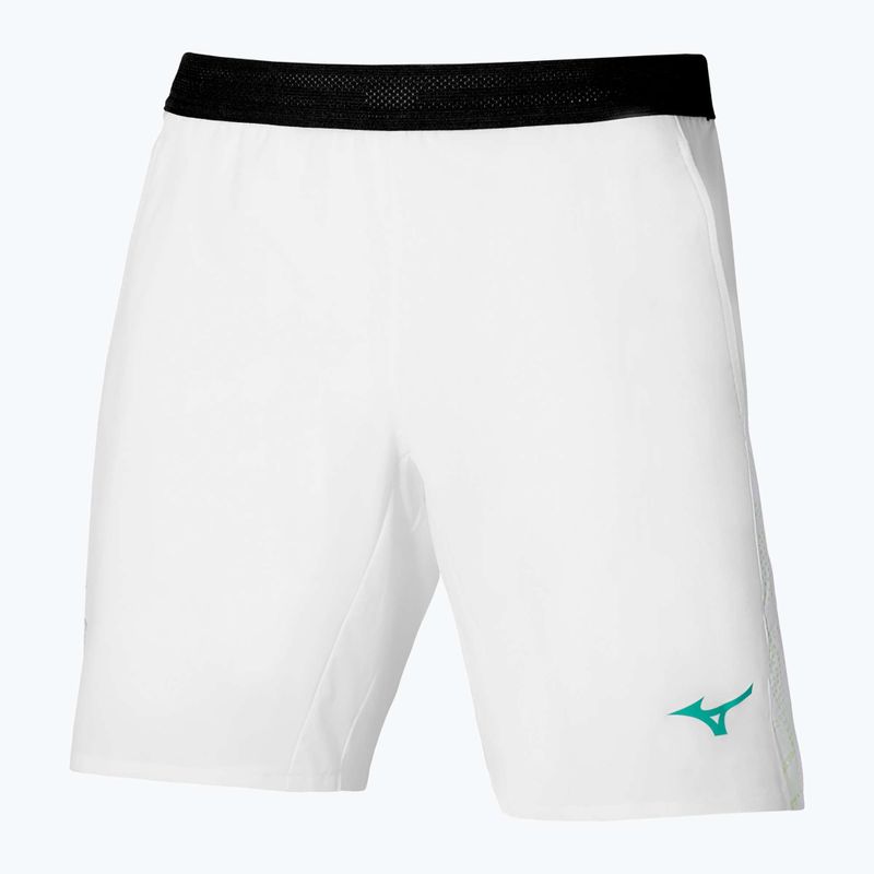 Herren Tennisshorts Mizuno Mugen 8 In Amplify weiß 5