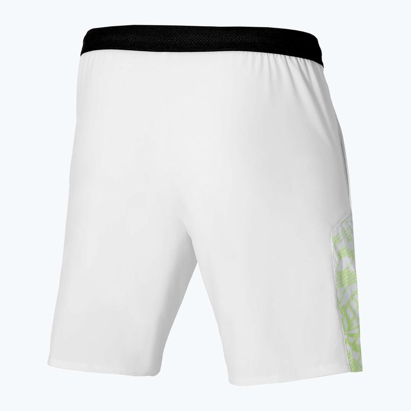 Herren Tennisshorts Mizuno Mugen 8 In Amplify weiß 6
