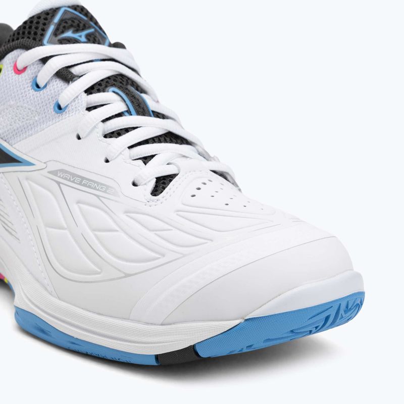 Mizuno Wave Fang 2 Badmintonschuh weiß/rosa tetra/alle im Ausland 7