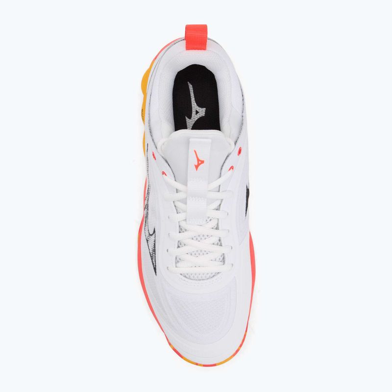Mizuno Wave Luminous 3 weiß/feurige Koralle 2/Zitrus Volleyballschuhe 5