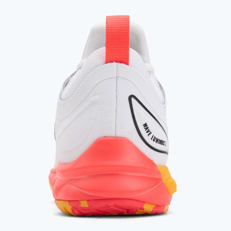 Mizuno Wave Luminous 3 weiß/feurige Koralle 2/Zitrus Volleyballschuhe 6