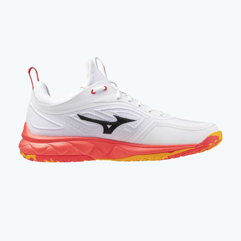 Mizuno Wave Luminous 3 weiß/feurige Koralle 2/Zitrus Volleyballschuhe 9