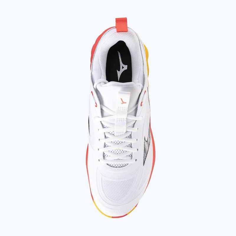 Mizuno Wave Luminous 3 weiß/feurige Koralle 2/Zitrus Volleyballschuhe 12