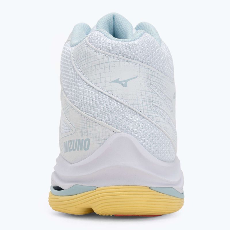 Damen Volleyballschuhe Mizuno Wave Voltage 2 Mid weiß/calypso coral/pale banana 6