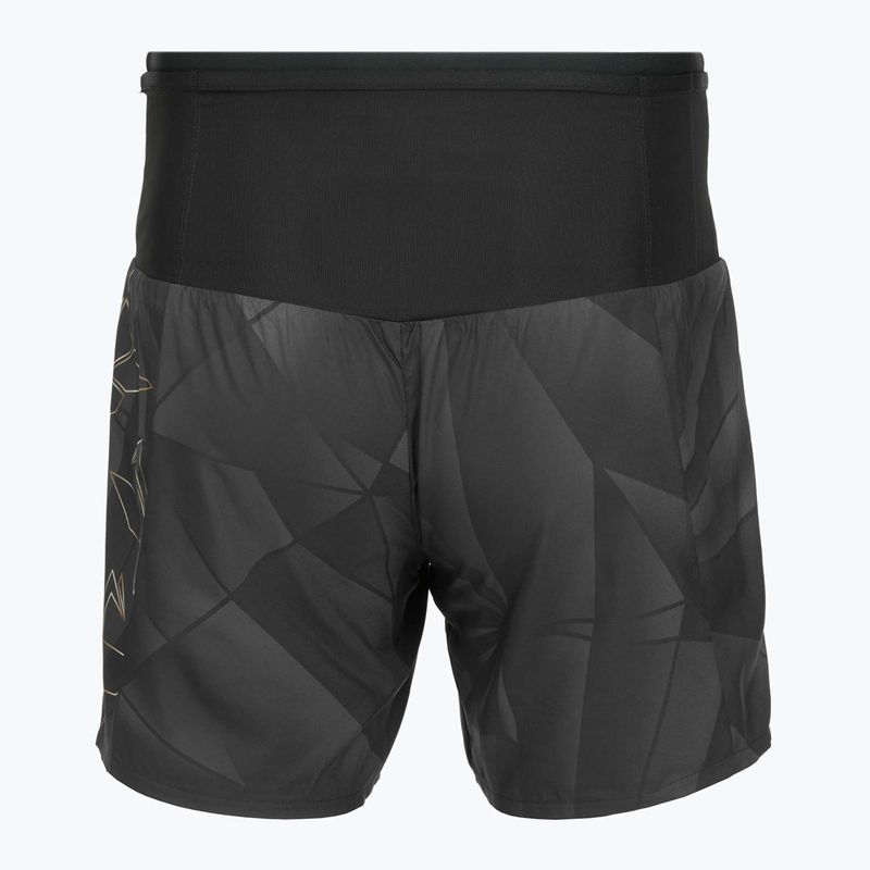 Herren-Laufshorts Mizuno Active Graphic Multi Pocket tan/orange 2
