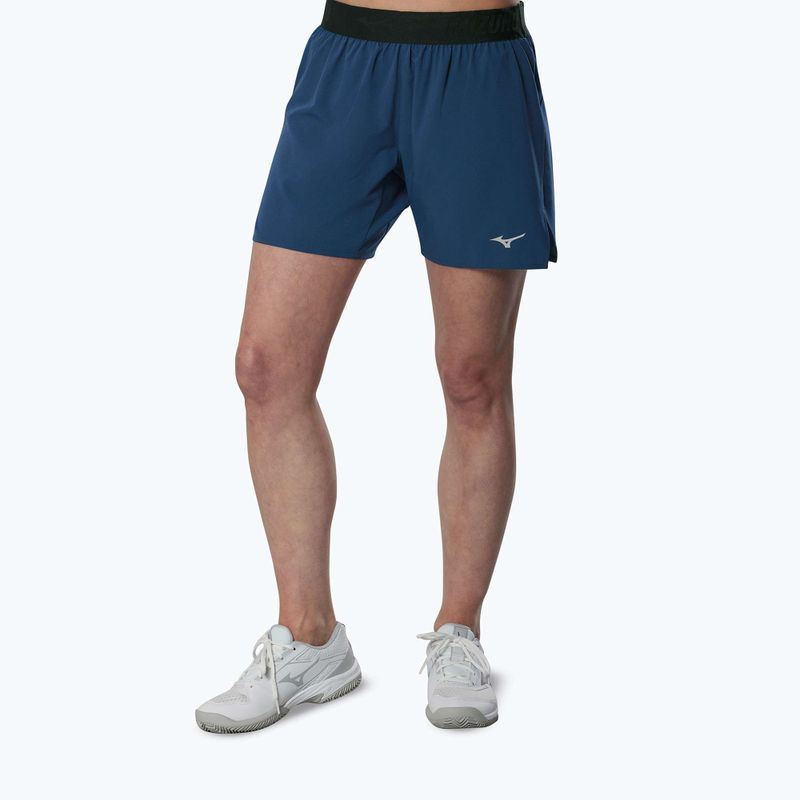Damen-Laufshorts Mizuno Core 5.5 estate blue