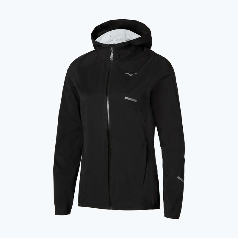 Damen-Laufjacke Mizuno Trail Waterproof 20K Hooded black