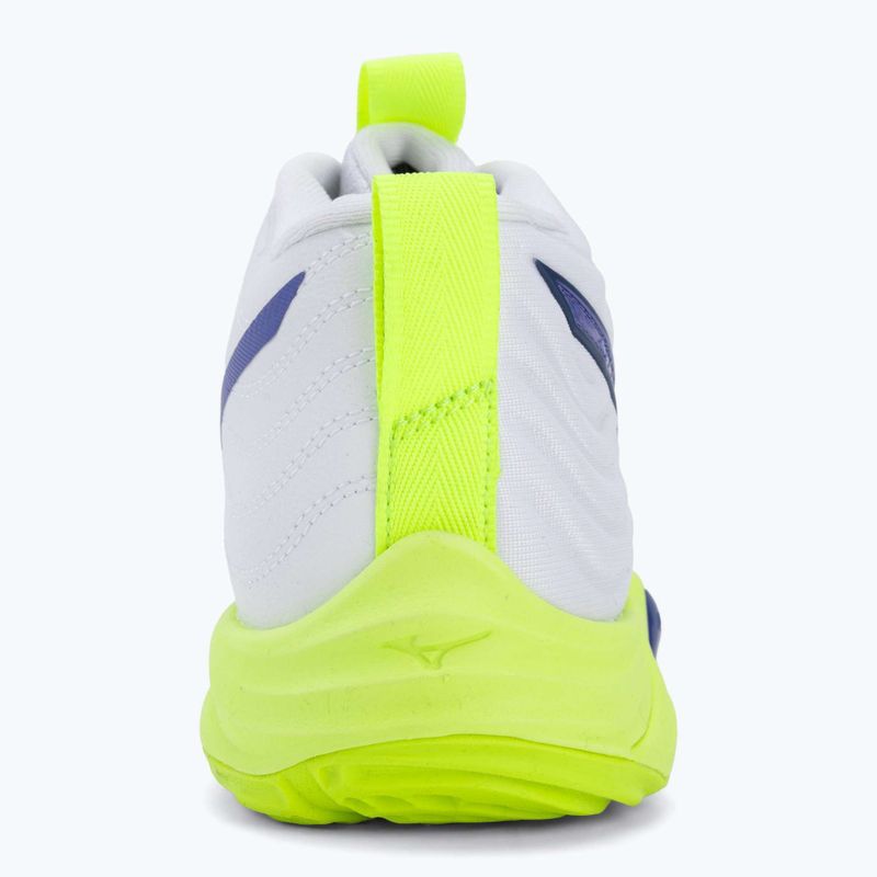 Volleyballschuhe Mizuno Wave Momentum Elite Mid white/lightning yellow/dazzling blue 6