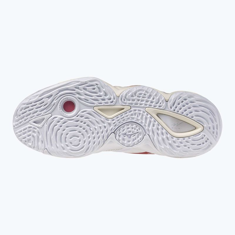 Damen-Volleyballschuhe Mizuno Wave Momentum Elite Mid white/rose elegance/lava falls 2