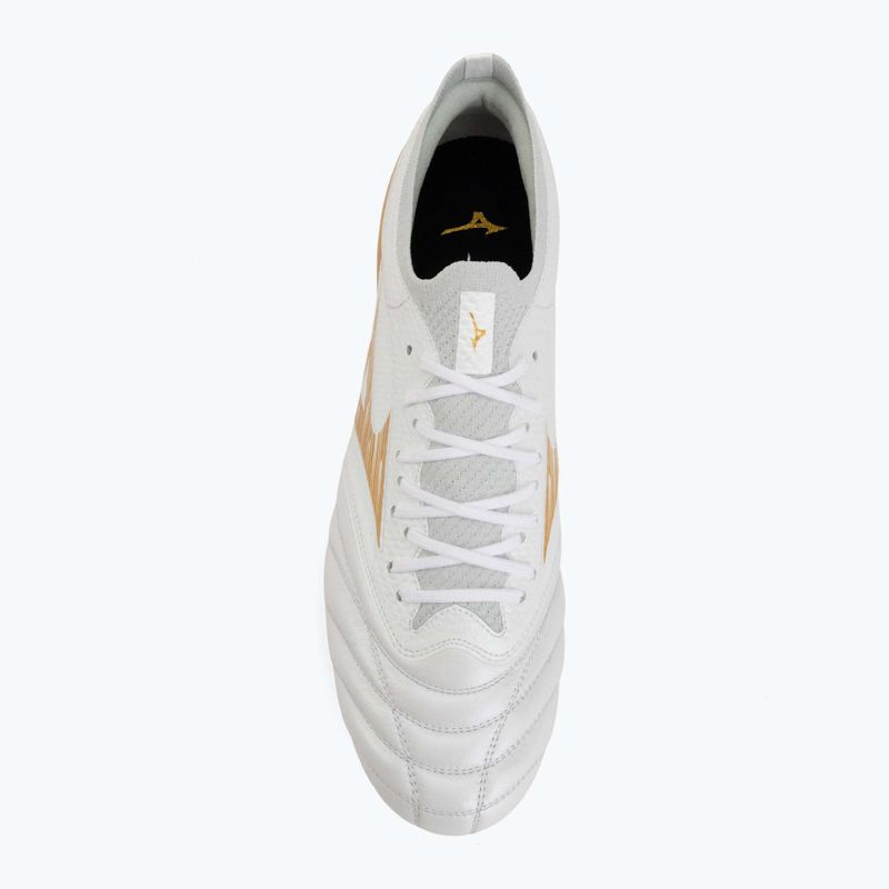 Fußballschuhe Mizuno Morelia Neo IV Beta Elite Mix white/mp gold/cool gray 3c 5