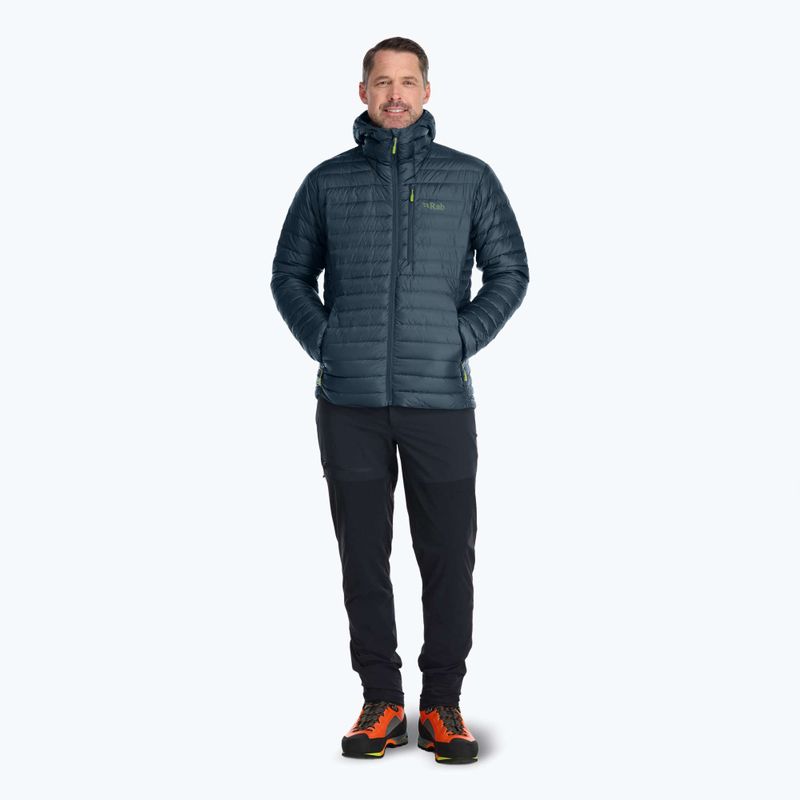 Daunenjacke Herren Rab Microlight Alpine orion blue 2