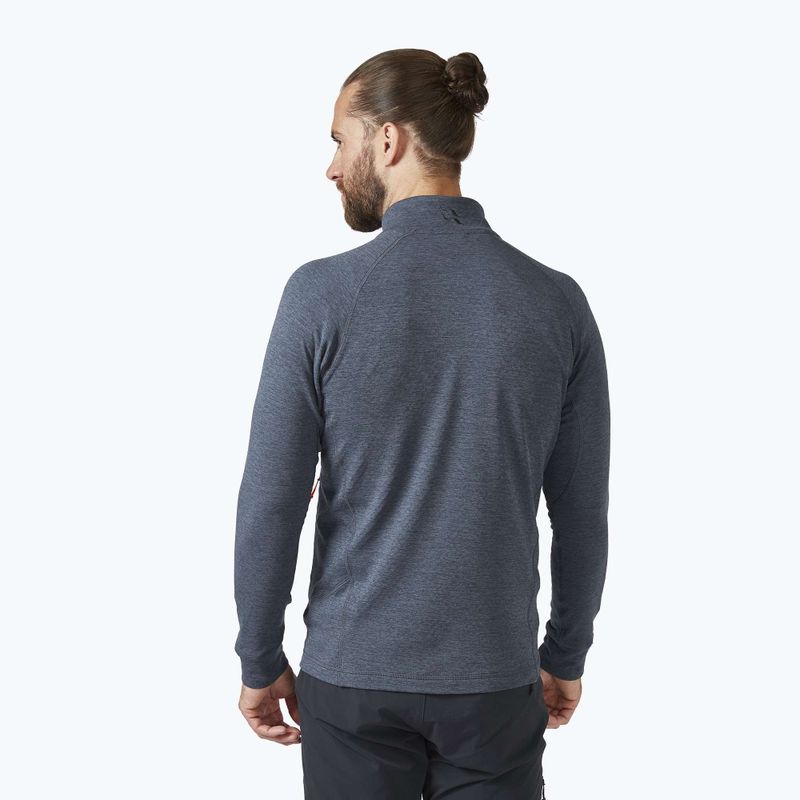 Sweatshrit Hoodie Trekking Herren Rab Nexus steel 3