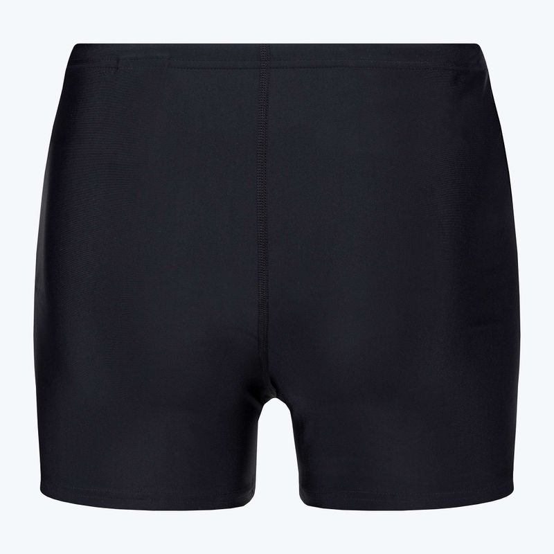 Herren Speedo Tech Print Badeshorts schwarz/orange 2