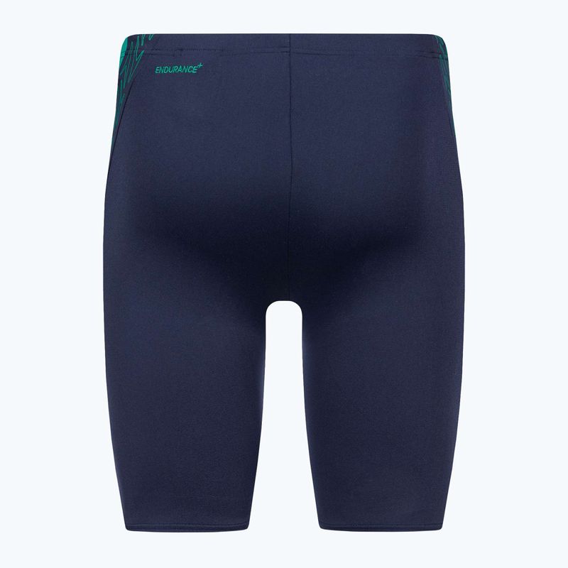 Speedo Hyper Boom Splice Herren Badehose navy/grün 7