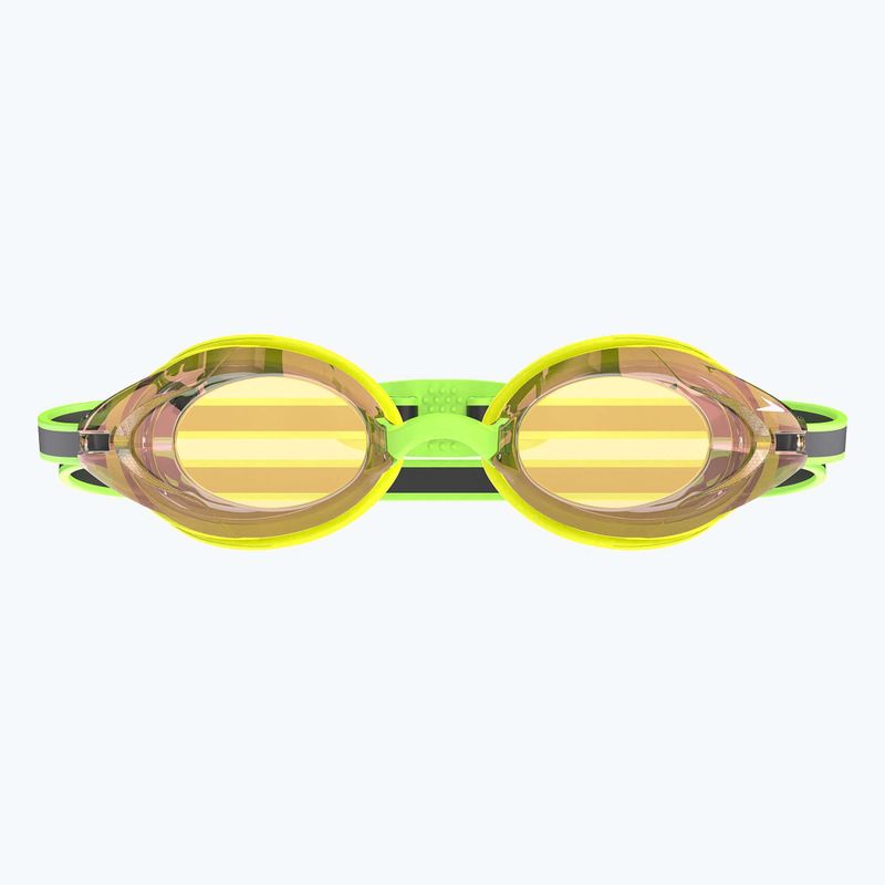 Schwimmbrille Speedo Vanquisher 3.0 Mirrored hyper yellow/grey/ablaze mirror 2