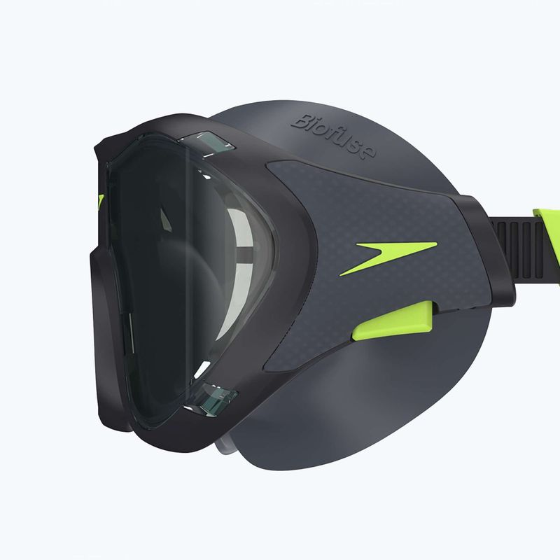 Speedo Biofuse 2.0 schwarz / Stahl Schwimmmaske 4