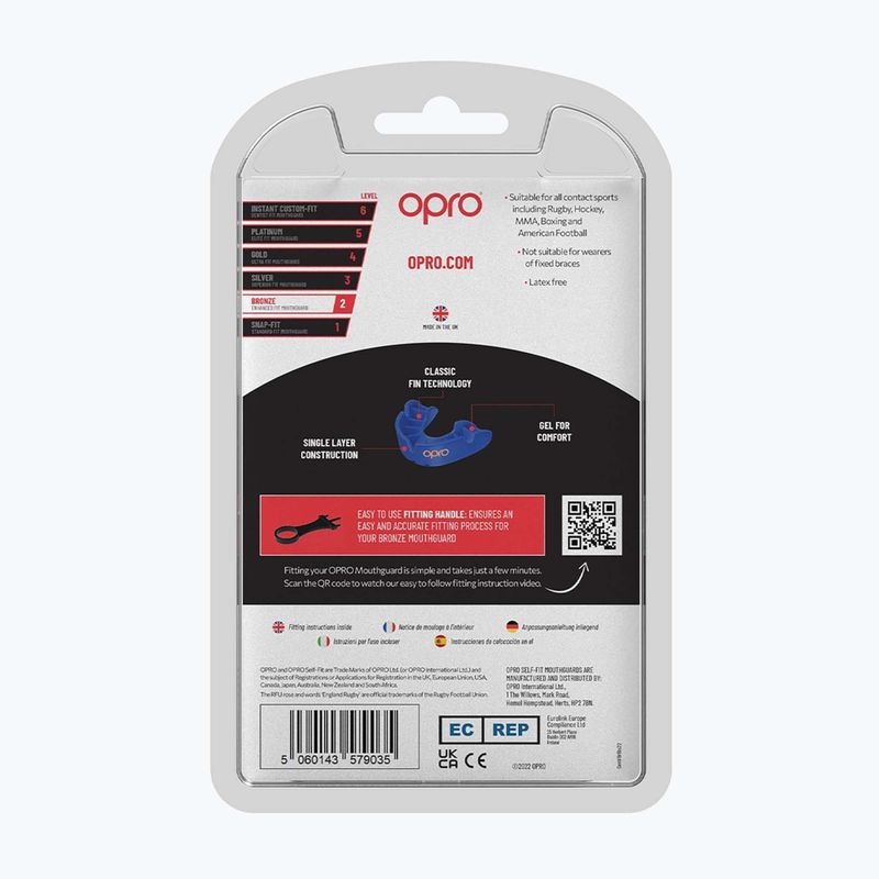 Opro Bronze GEN5 blau Kieferprotektor 3