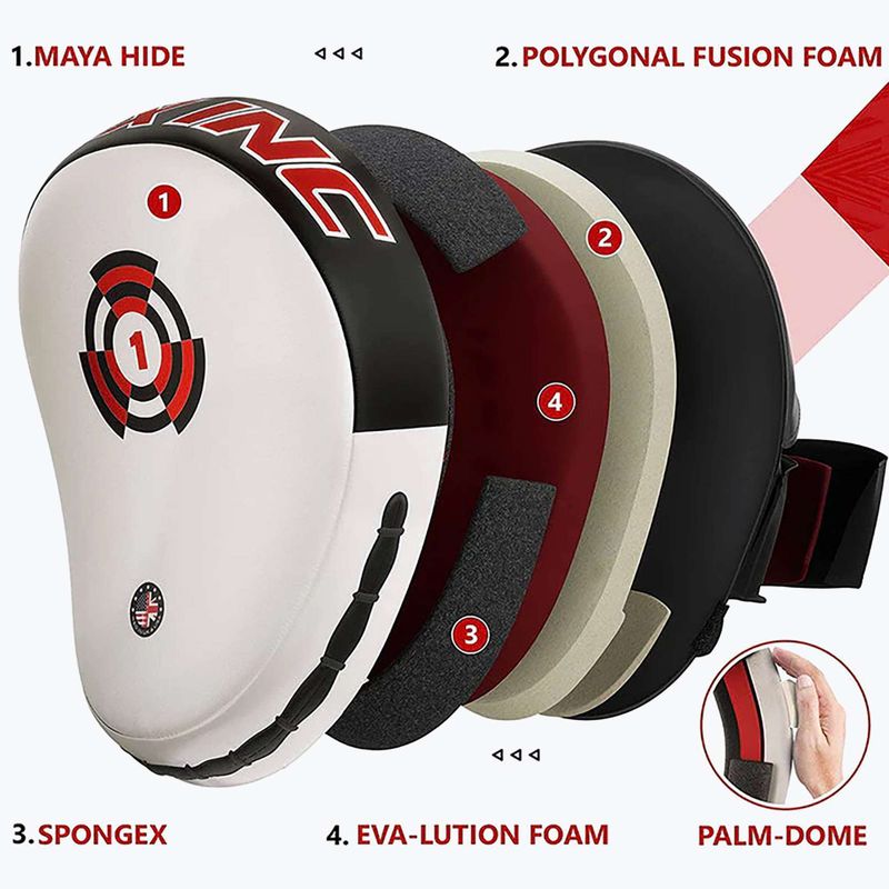Trainerpratzen RDX Focus Pad With Strap white 5