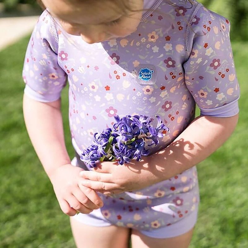 Neoprenanzug Kinder Splash About Happy Nappy Lilac spring 4