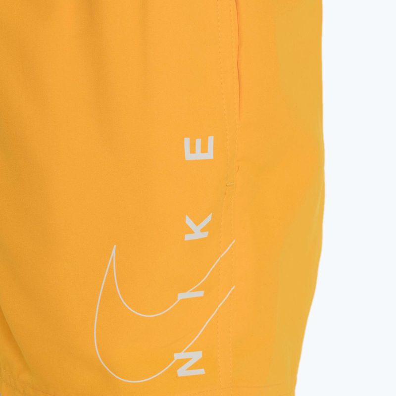 Nike Split Logo 4" Volley Laser orange Kinder Badeshorts 3