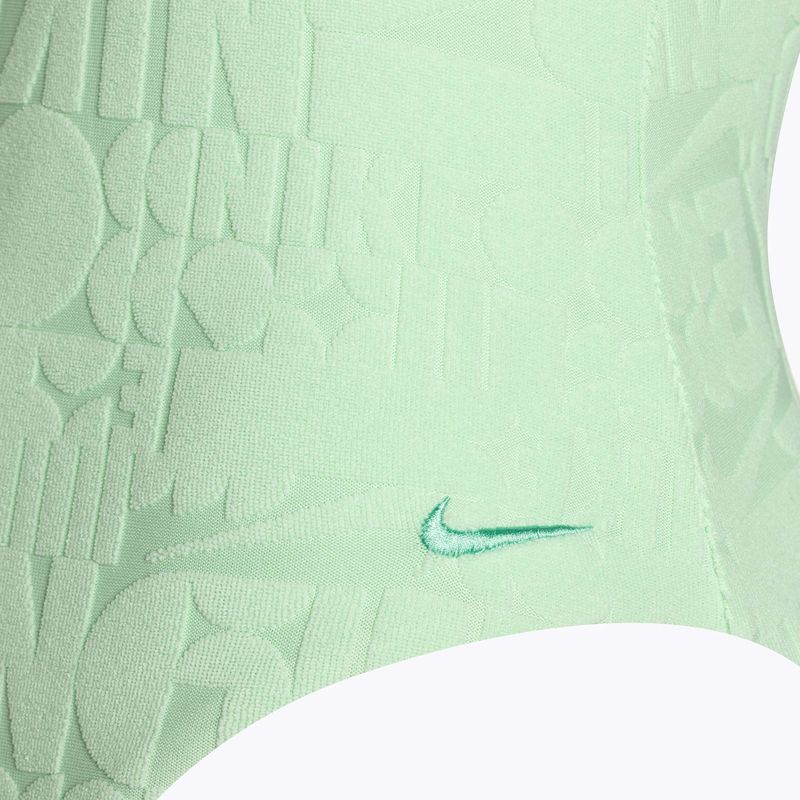 Einteiliger Badeanzug für Frauen Nike Retro Flow Terry vapor green 3