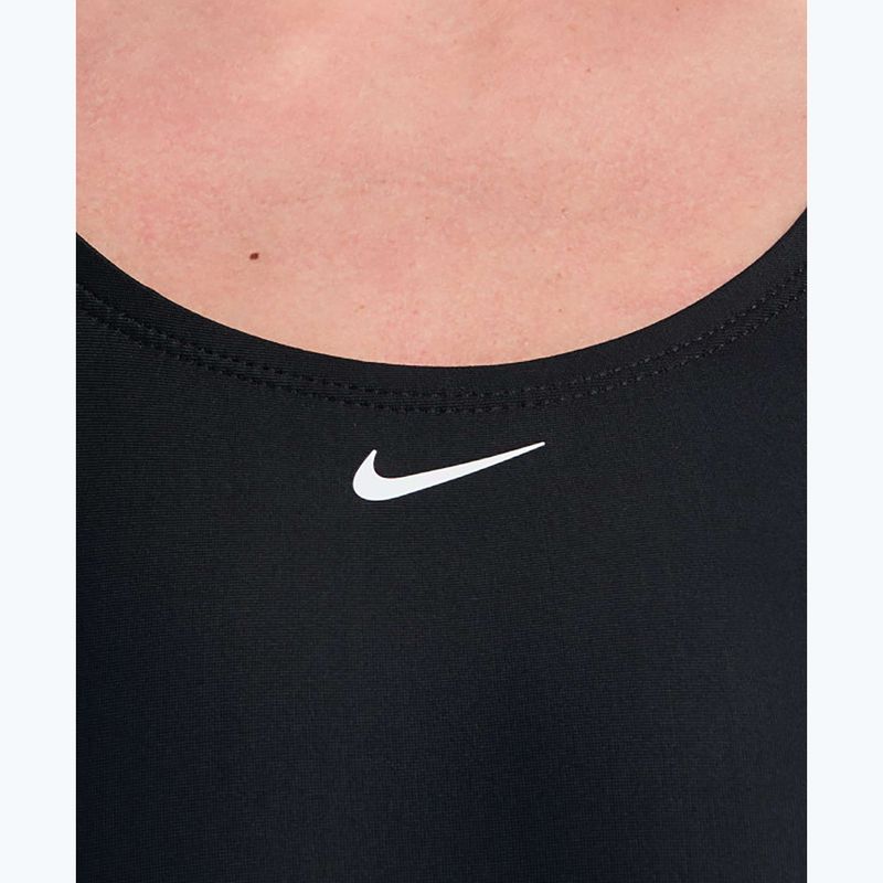 Damen Badeanzug Nike Logo Tape Fastback black 4