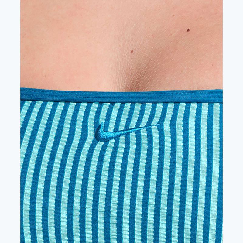 Oberteil des Badeanzugs Nike Ripple Texture Bralette Classic Bikini bleached turquoise 4