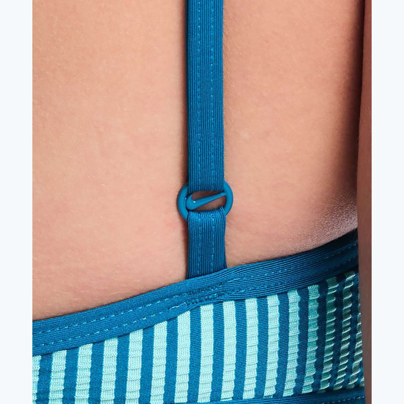 Oberteil des Badeanzugs Nike Ripple Texture Bralette Classic Bikini bleached turquoise 5