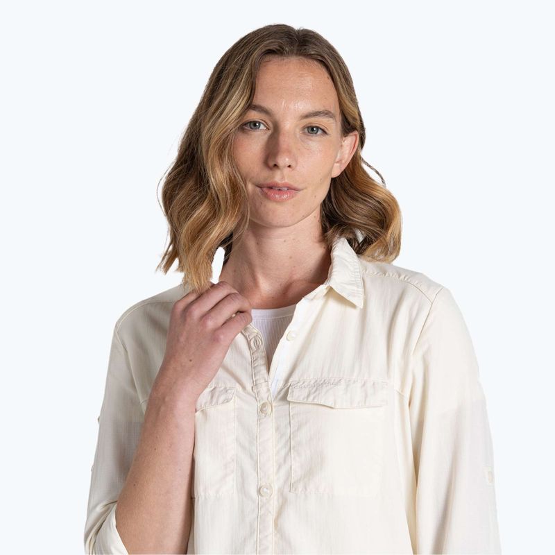 Women's Craghoppers NosiLife Adventure Langarm-Shirt III Meersalz-Trekking-Shirt 4