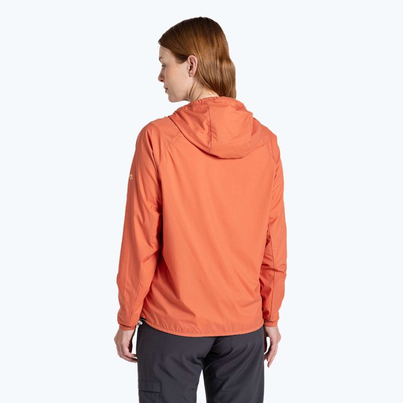 Women's Craghoppers NosiLife Rosa Reversible rot Sandstein / Ton Wind Jacke 4