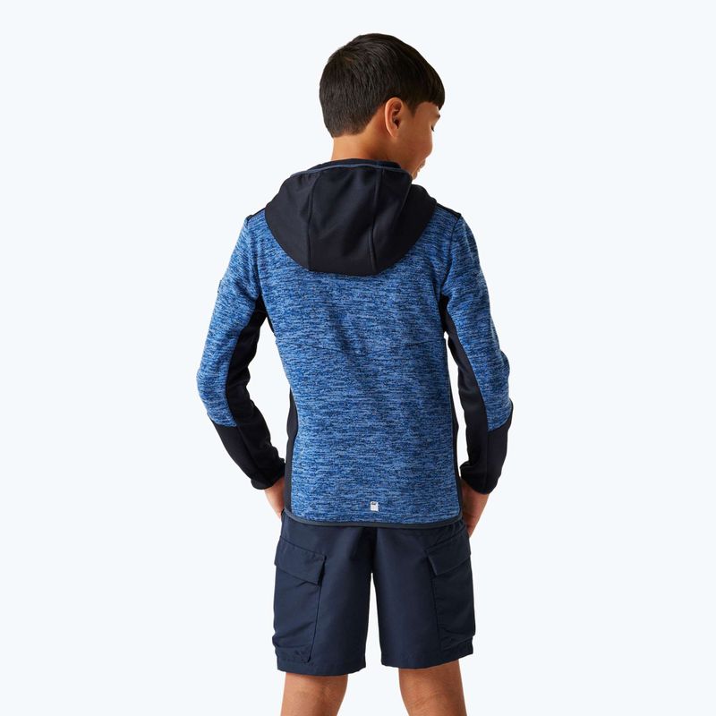 Kinder-Fleece-Kapuzenpullover REGATTA Dissolver X olympisch blau/navy 3