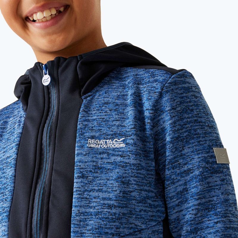 Kinder-Fleece-Kapuzenpullover REGATTA Dissolver X olympisch blau/navy 4