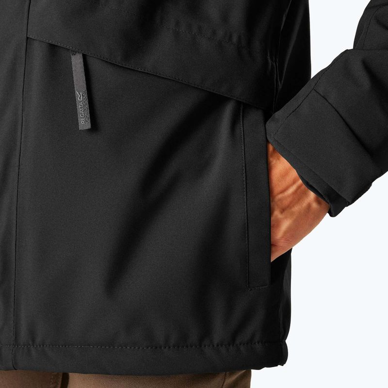 Herren-Regenjacke Regatta Balaton black/pumpkin spice 7