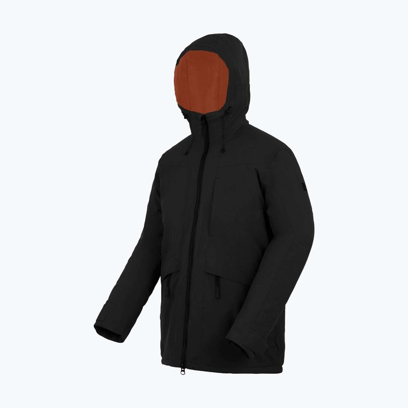 Herren-Regenjacke Regatta Balaton black/pumpkin spice 12