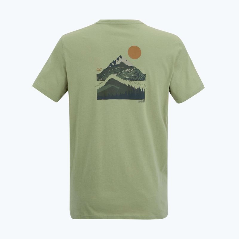 Herren-Trekkingshirt REGATTA Breezed light sage 6