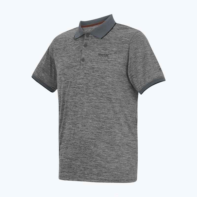 Herren-Trekkingshirt REGATTA Polo Remex II dark storm 3