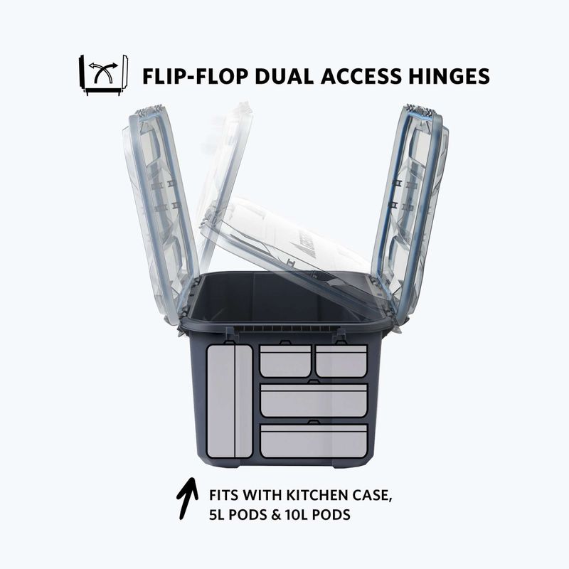 Ausrüstungsbehälter Gregory Alpaca Camp 50 l slate blue 6