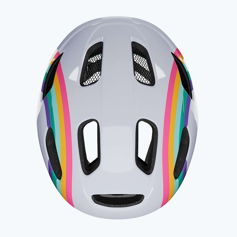 Lazer Pnut 2.0 KinetiCore Regenbogen Fahrradhelm für Kinder 6