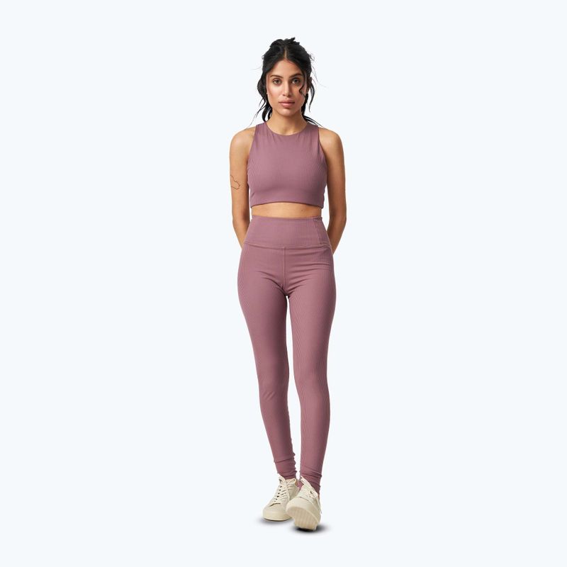 Trainingsleggings Damen Girlfriend Collective Rib pewter 2